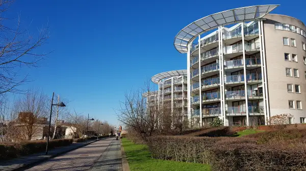 De Omval, woon- en kantoorgebied in Amsterdam-Oost.
